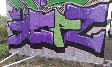 Graffiti Wall - Photo by JEBS (2013)
