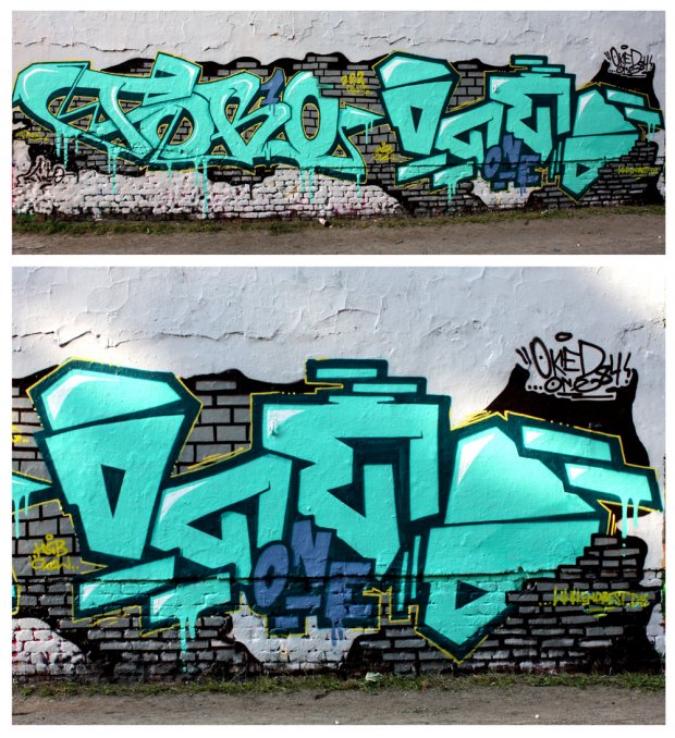 Graffiti Wall - Photo by JERSEE - jersee, tobo, oced (2011)