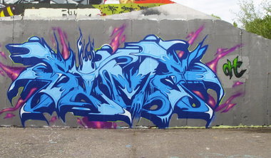 Graffiti Wall - Photo by JJoe - Sime
