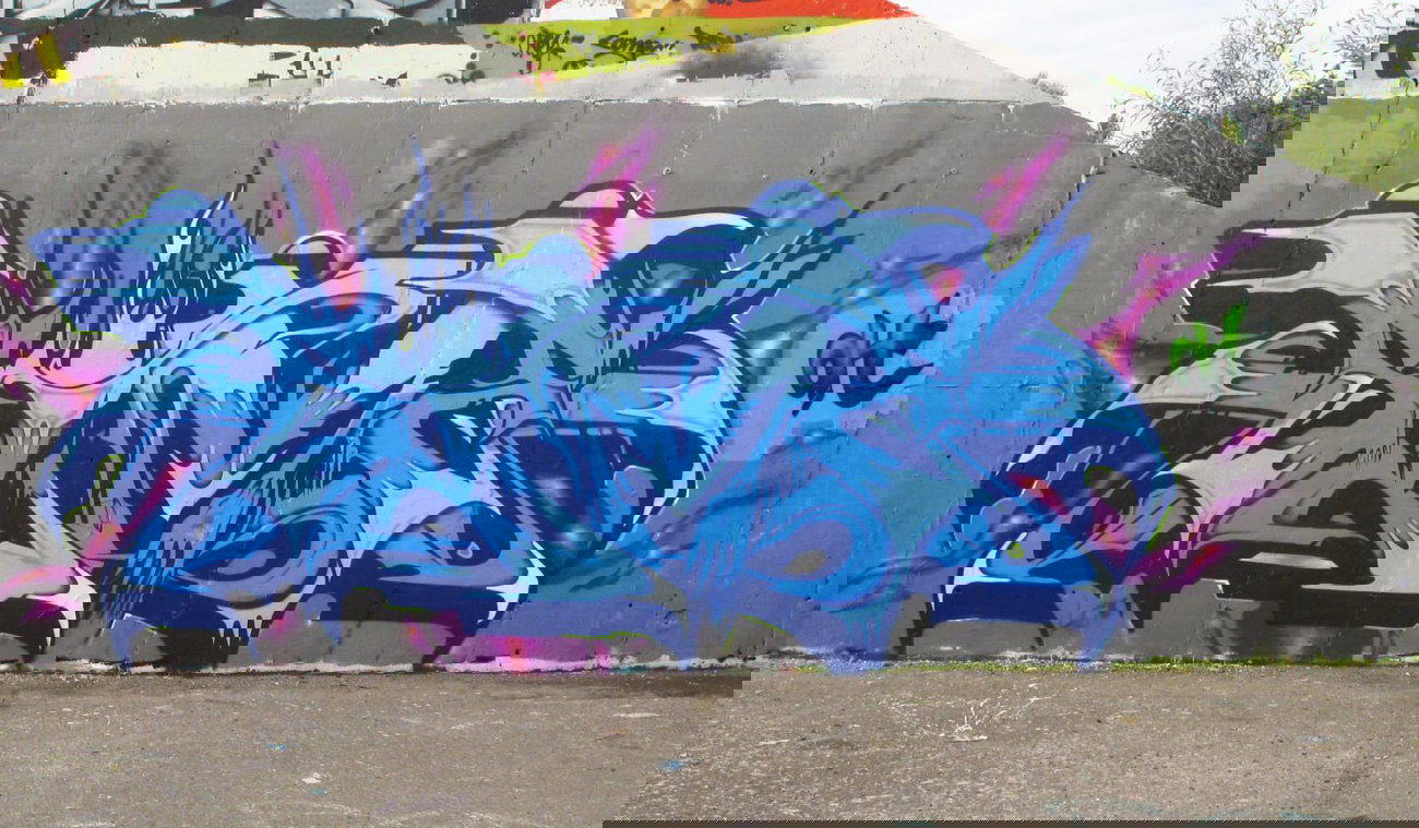 Graffiti Wall - Photo by JJoe - Sime