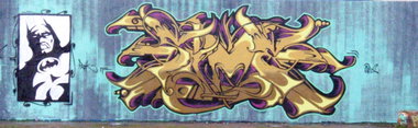 Graffiti Wall - Photo by JJoe - sime