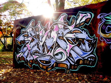 Graffiti Wall - Photo by JJoe - sime (2007)