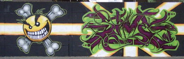 Graffiti Wall - Photo by JJoe - sime