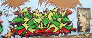 Graffiti Wall - Photo by JJoe - sime