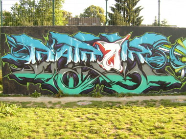 Graffiti Wall - Photo by JJoe - barok, sime