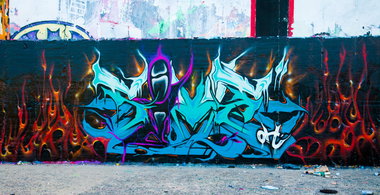 Graffiti Wall - Photo by JJoe - sime