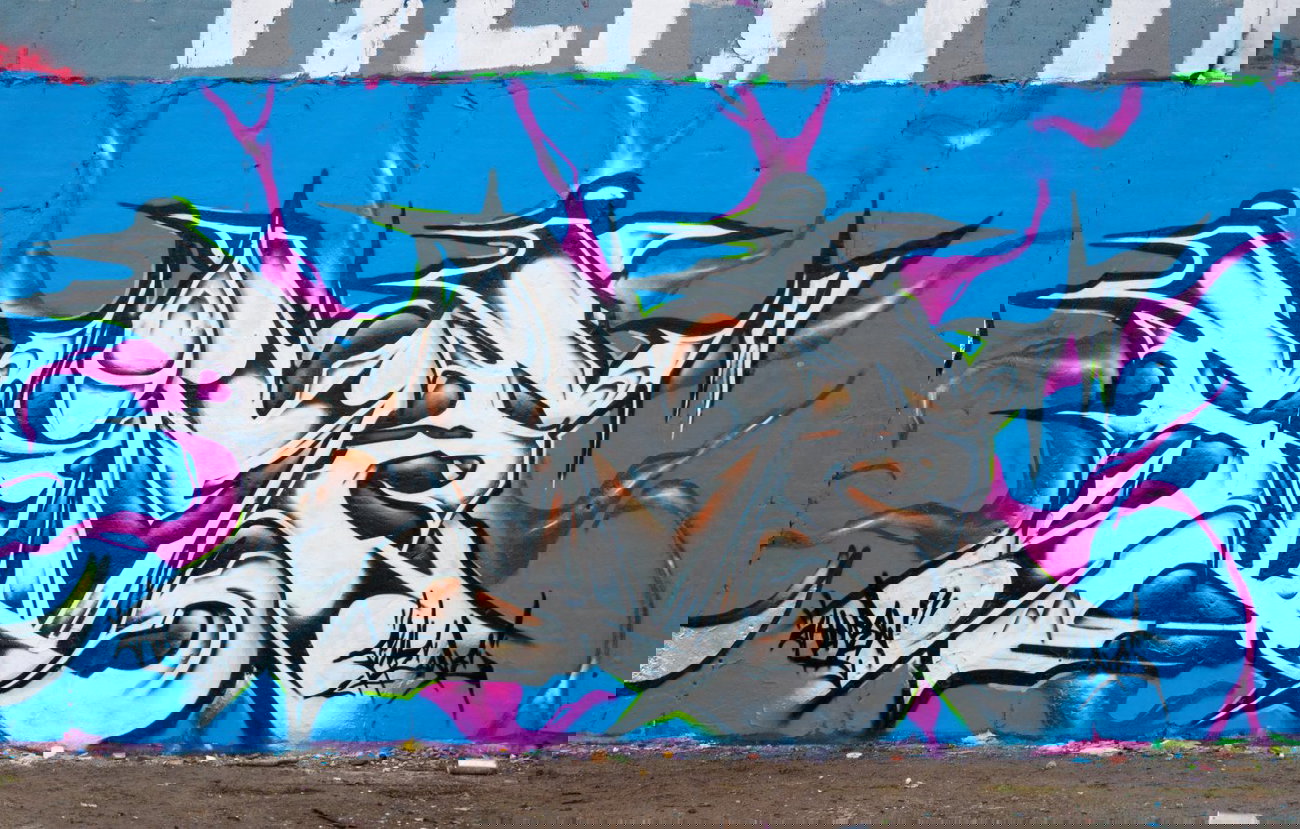 Graffiti Wall - Photo by JJoe - sime