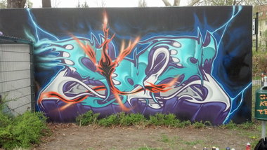 Graffiti Wall - Photo by JJoe - Sime