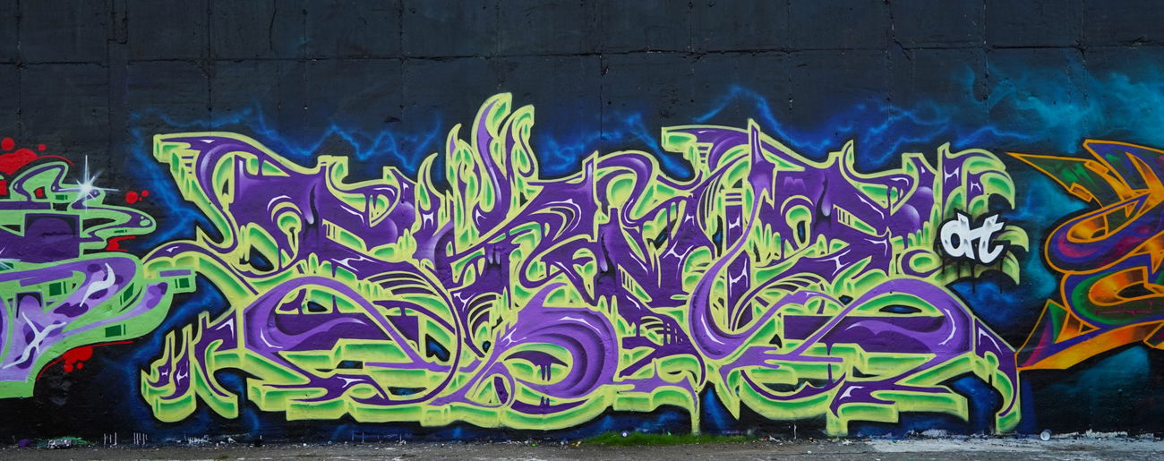 Graffiti Wall - Photo by JJoe - Sime