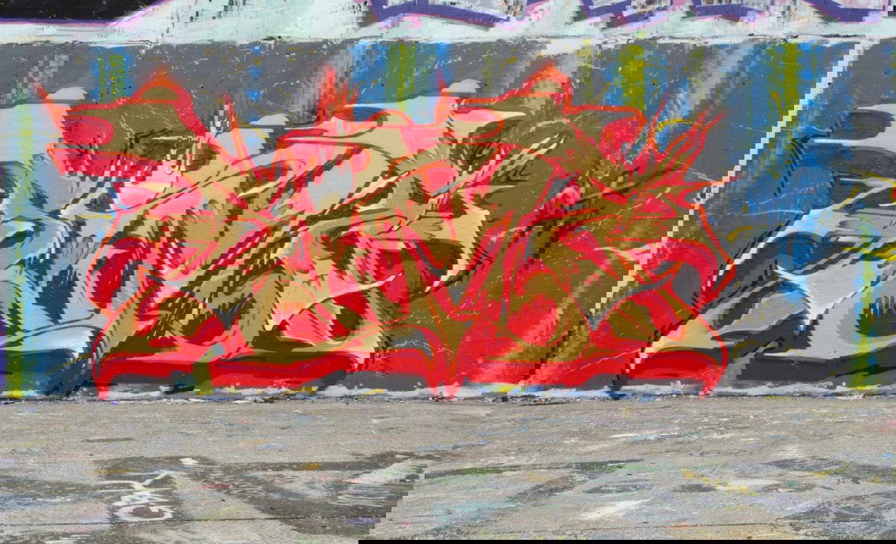 Graffiti Wall - Photo by JJoe - Sime