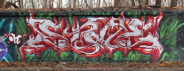 Graffiti Wall - Photo by JJoe - Sime