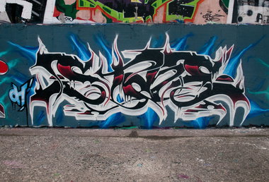 Graffiti Wall - Photo by JJoe - Sime