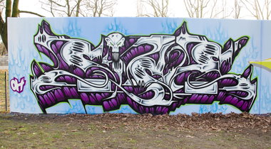 Graffiti Wall - Photo by JJoe - Sime