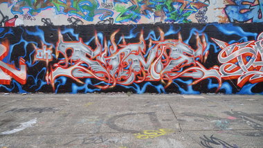 Graffiti Wall - Photo by JJoe - Sime