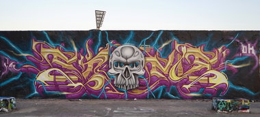 Graffiti Wall - Photo by JJoe - Sime