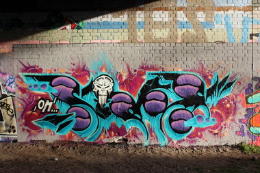 Graffiti Wall - Photo by JJoe - Sime