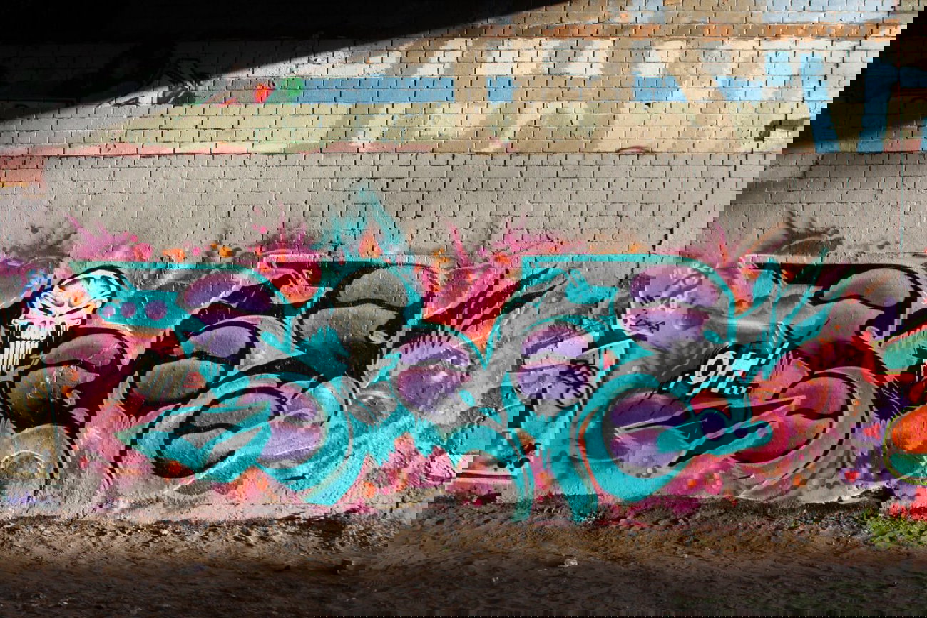 Graffiti Wall - Photo by JJoe - Sime