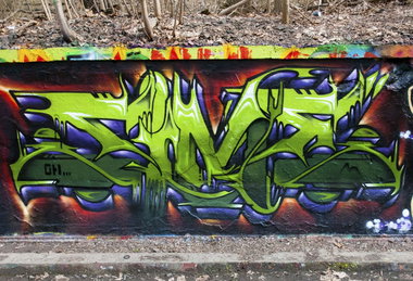 Graffiti Wall - Photo by JJoe - Sime