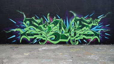 Graffiti Wall - Photo by JJoe - Sime