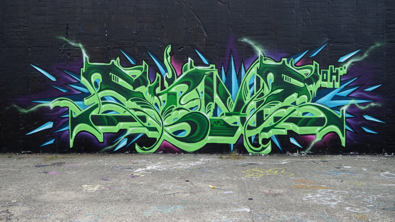 Graffiti Wall - Photo by JJoe - Sime