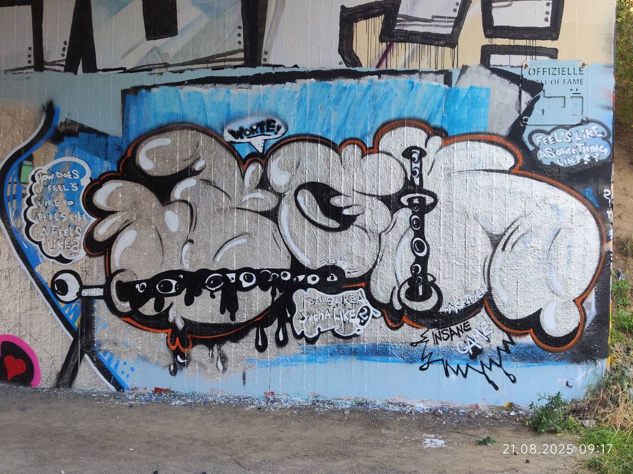 Graffiti Wall in Leipzig - Photo by JOK (2025)