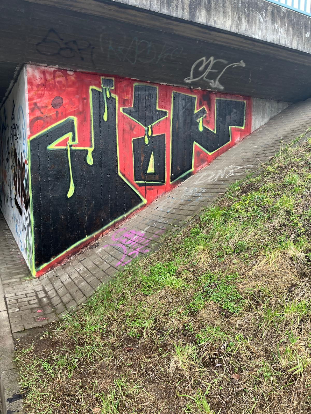 Graffiti Bombing in Deutschland - Photo by JOK