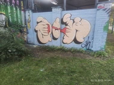 Graffiti Wall in Leipzig - Photo by JOK (2025)