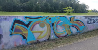 Graffiti Wall in Leipzig - Photo by JOK (2024)