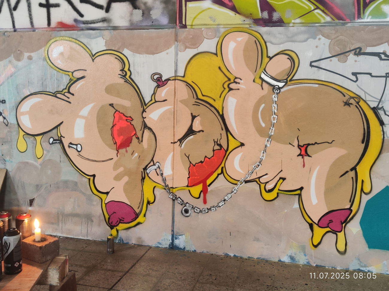 Graffiti Wall in Leipzig - Photo by JOK (2025)