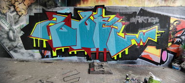 Graffiti Wall in Leipzig - Photo by JOK (2025)