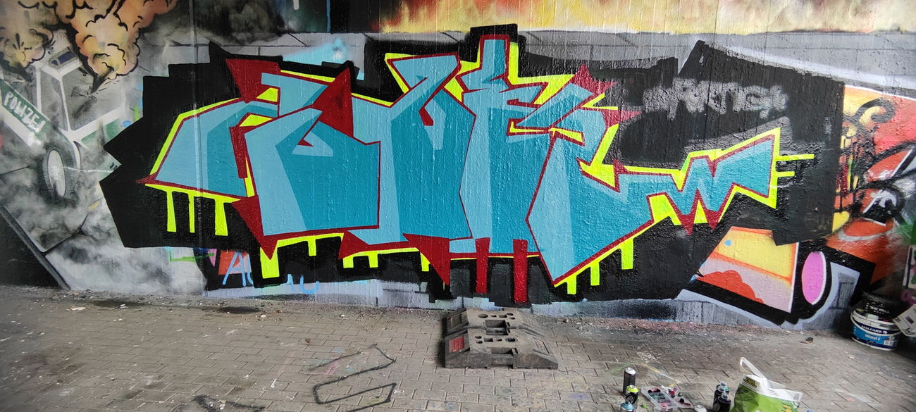 Graffiti Wall in Leipzig - Photo by JOK (2025)