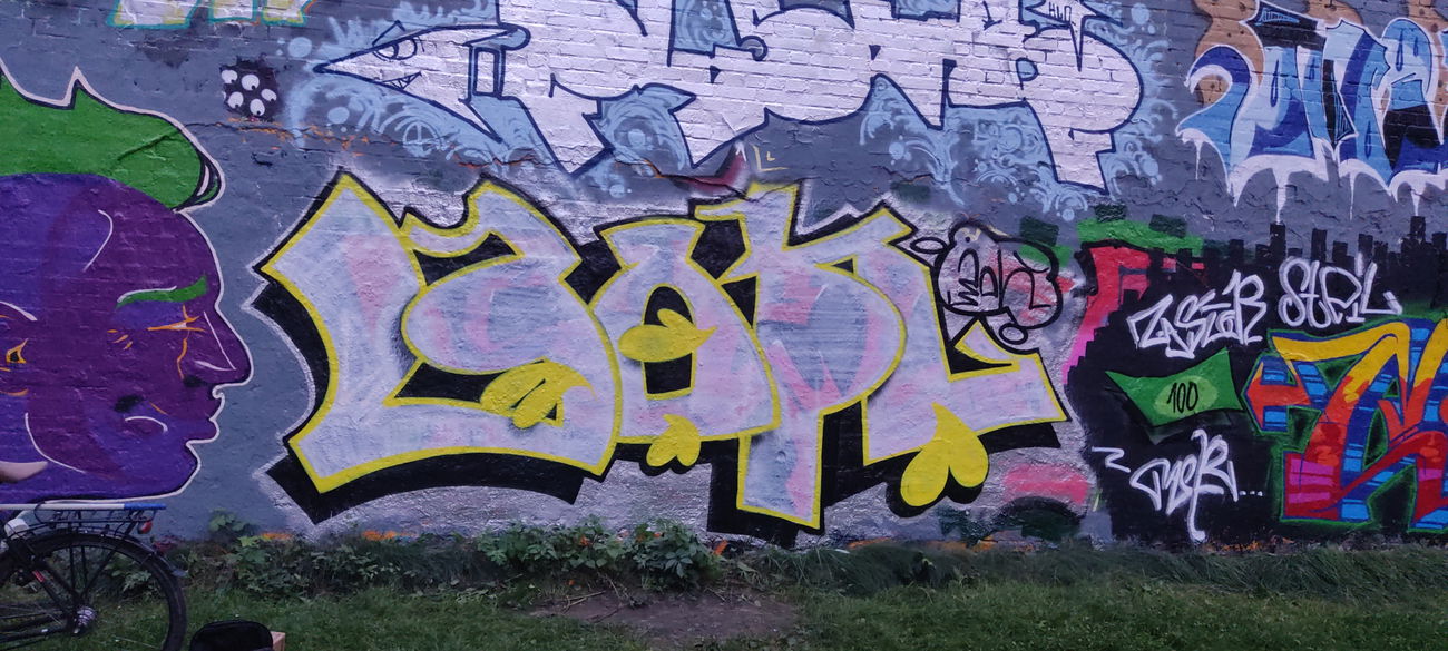 Graffiti Wall in Leipzig - Photo by JOK (2024)