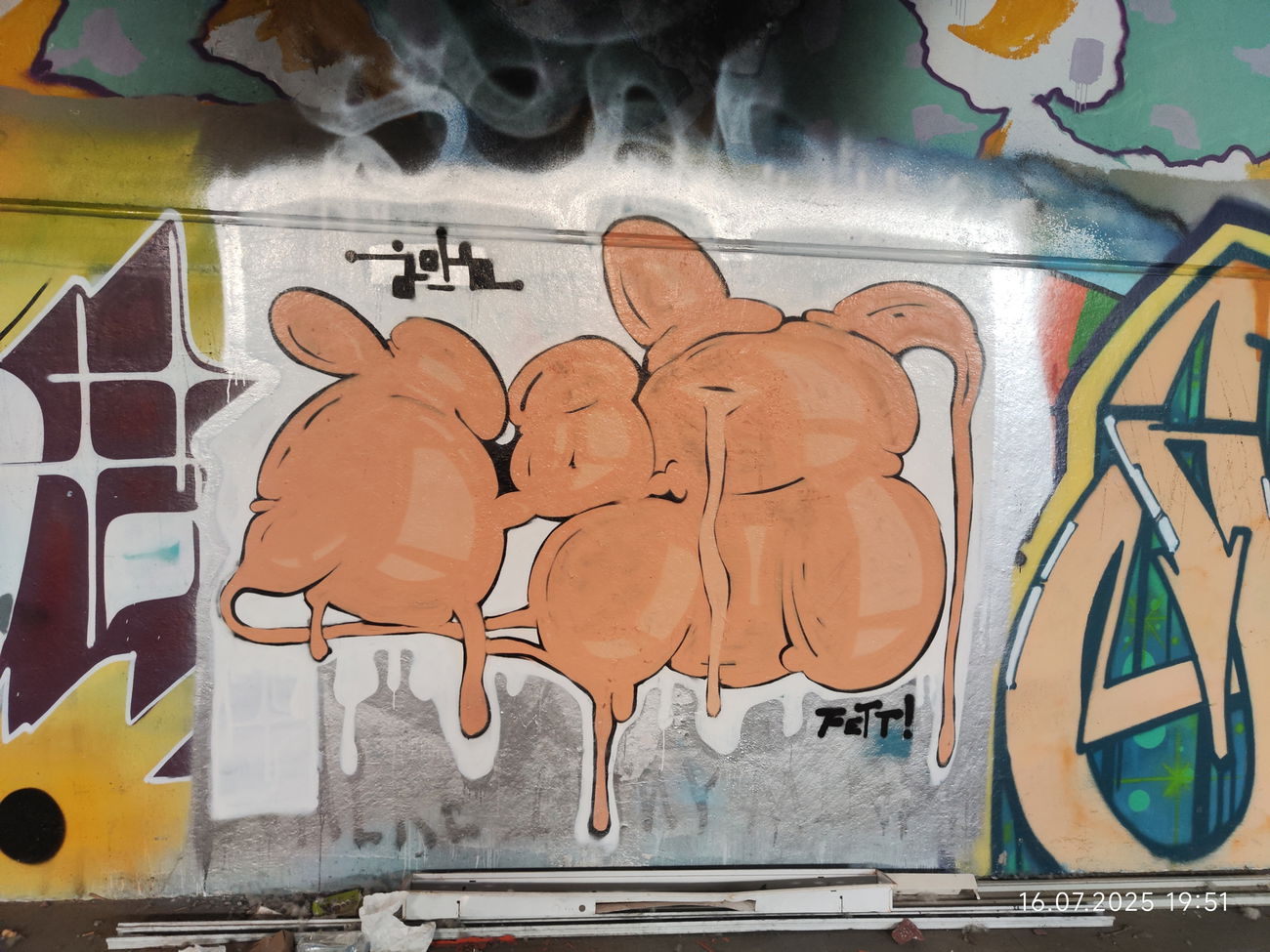 Graffiti Wall in Leipzig - Photo by JOK (2025)