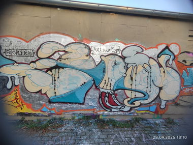 Graffiti Wall in Leipzig - Photo by JOK (2025)