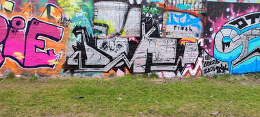 Graffiti Bombing in Leipzig - Photo by JOK (2025)