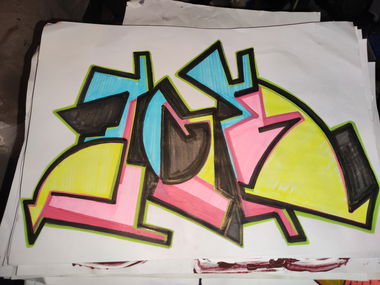 Graffiti Sketch - Photo by JOK (2025)