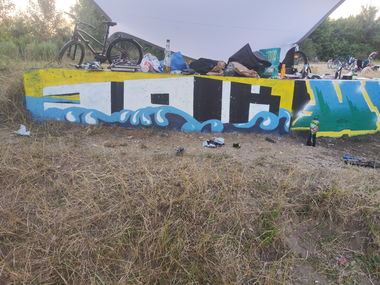 Graffiti Bombing in Leipzig - Photo by JOK (2025)