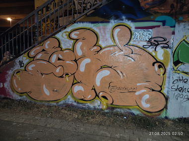 Graffiti Wall in Leipzig - Photo by JOK (2025)