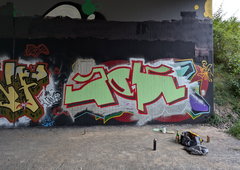 Graffiti Wall in Leipzig - Photo by JOK (2024)