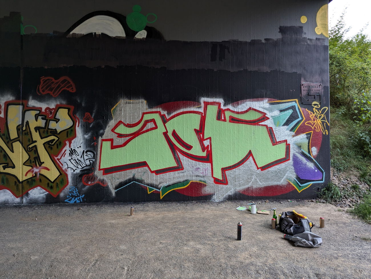 Graffiti Wall in Leipzig - Photo by JOK (2024)