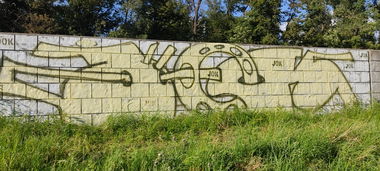 Graffiti Wall in Leipzig - Photo by JOK (2024)