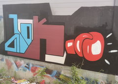 Graffiti Bombing in Leipzig - Photo by JOK (2025)