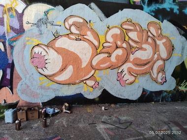 Graffiti Wall in Leipzig - Photo by JOK (2024)