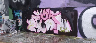 Graffiti Wall in Leipzig - Photo by JOK (2024)