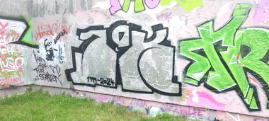 Graffiti Bombing in Schkeuditz - Photo by JOK (2024)