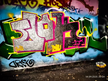 Graffiti Bombing in Leipzig - Photo by JOK (2025)