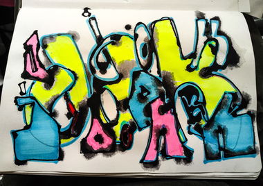 Graffiti Sketch - Photo by JOK (2025)