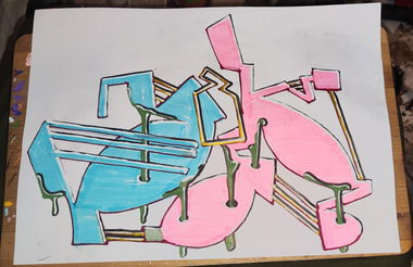 Graffiti Sketch - Photo by JOK (2025)