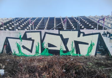 Graffiti Bombing in Leipzig - Photo by JOK (2026)
