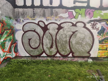 Graffiti Bombing in Schkeuditz - Photo by JOK